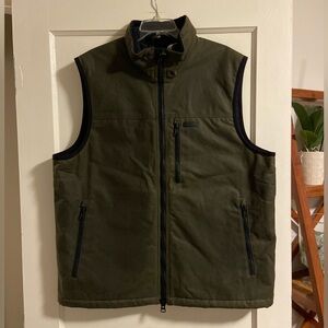 Men's Olive Green Sleeveless Jacket